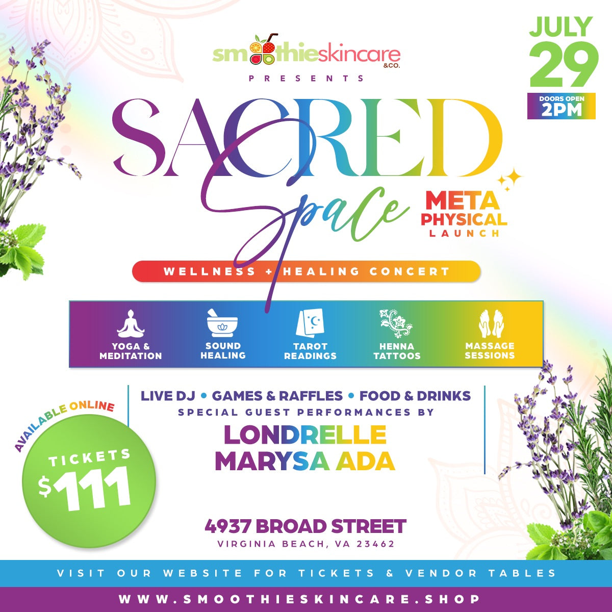 “Sacred Space” Metaphysical Event Tickets